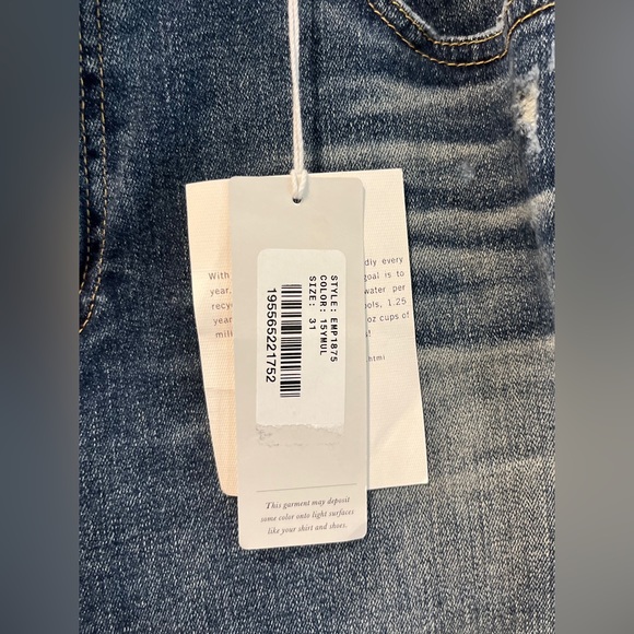 NWT AG Jeans MARI High-Rise Straight 15 Year Mural Distressed detailing Size 31R - Picture 9 of 15